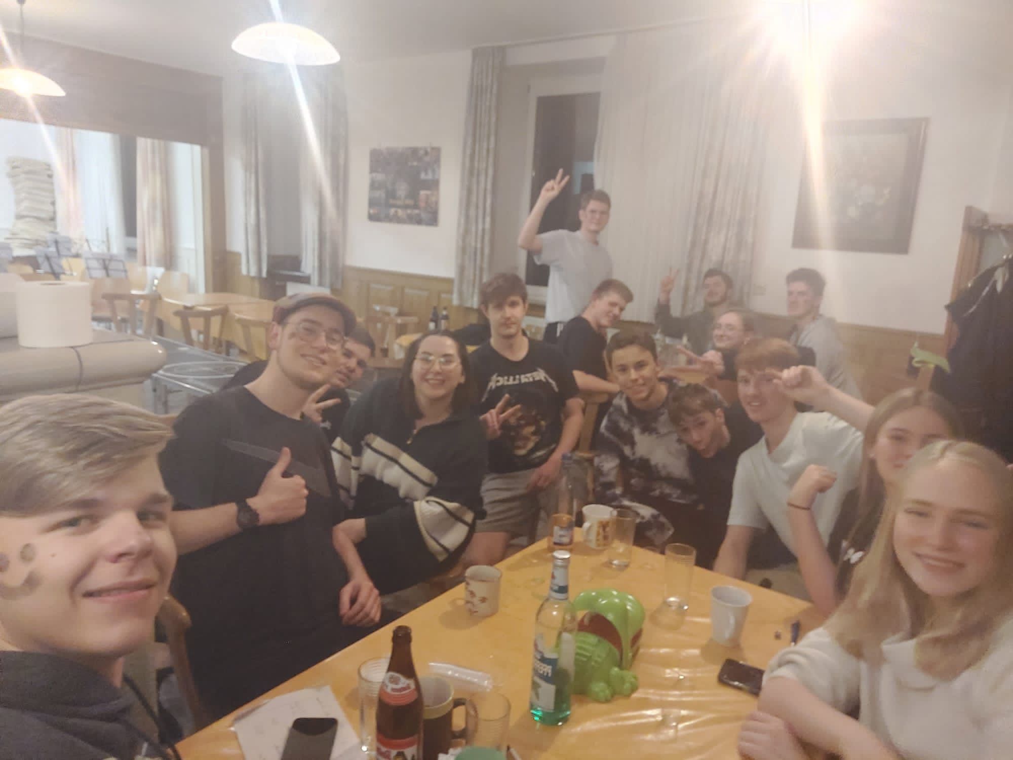 Die Jugendkapelle macht sich bereit